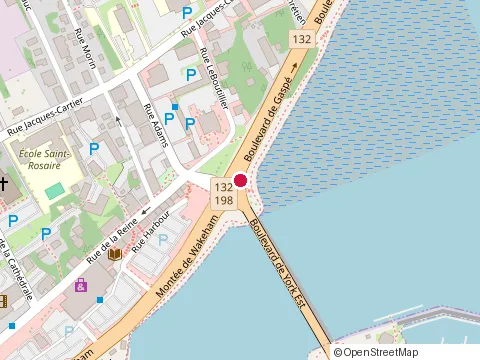 Location of Agropur Division Natrel at 85 boulevard de Gaspé, Gaspé