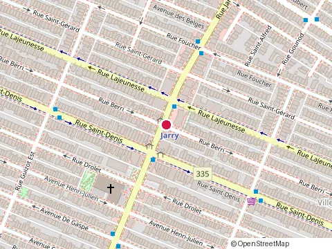 Location of Ahi Poke Jarry at 434 Rue Jarry E, Montréal