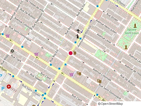 Location of Aid Consultants at 3686 Coloniale Ave, Montréal