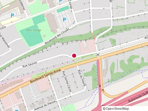 Location of Ailleurs Bistro-Bar at 3535 Bd Sainte-Anne, Québec