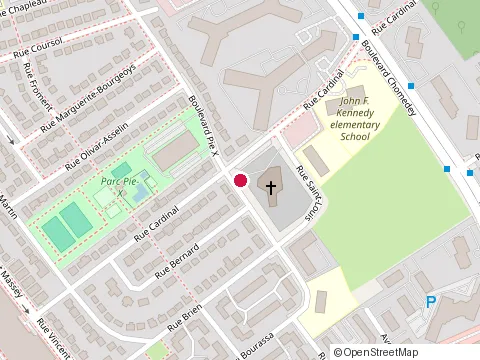 Location of Aines Meches d'Argent at 1065  boulevard Pie-X, Laval