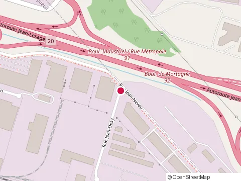 Location of Air Ambiant at 2600 Rue Jean Désy, Longueuil