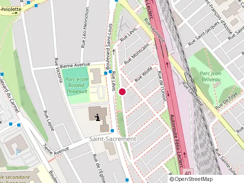 Location of Air Montgolfiere at 1051 Rue Wolfe, Trois-Rivières