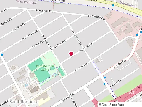 Location of Air-Lines at 393 48E Rue E, Québec