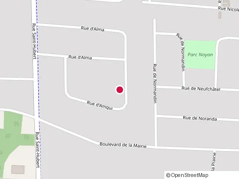 Location of Aj Construction at Canada Granby 26 Rue Belmont, Québec