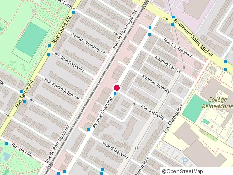 Location of Aja Assurances at 2503 avenue Charland, Montréal