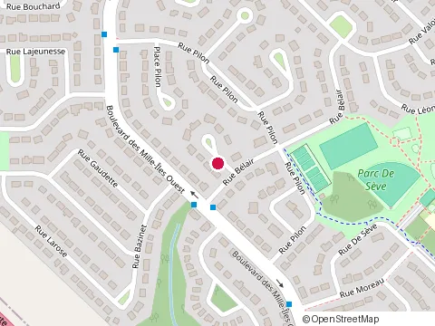 Location of Ajaja at 911 Place Bélair, Sainte-Thérèse