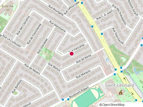 Location of Aka Construction Inc at 5396 Rue Fancamp, Saint-Léonard