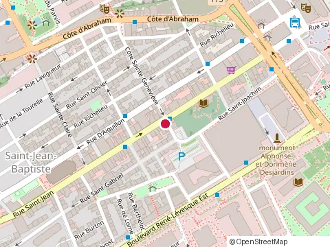Location of Al Balad at 679 Rue Saint-Jean, Québec
