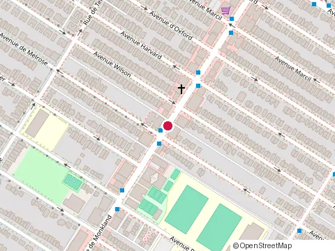 Location of Al Dente Trattoria at 5768 Monkland Ave, Montréal