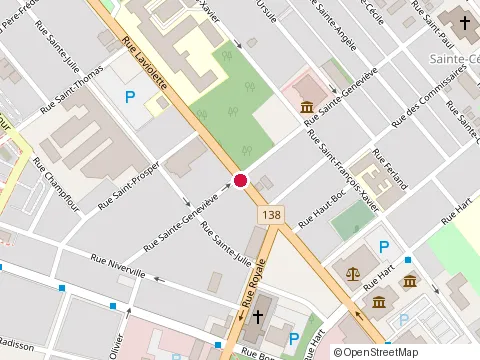 Location of Alain Blanchard at 543 Rue Laviolette, Trois-Rivières