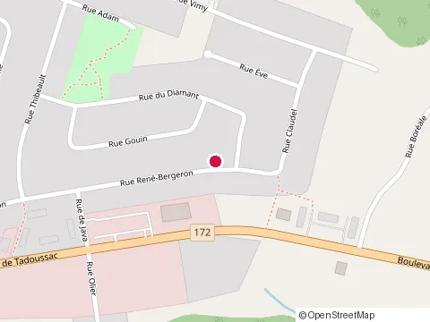 Location of Alain Brassard Enr at 160 Rue Rene-Bergeron, Chicoutimi
