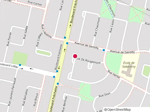 Location of Alberto Mayo Renovation at 1383 Rue de Rougemont, Chambly