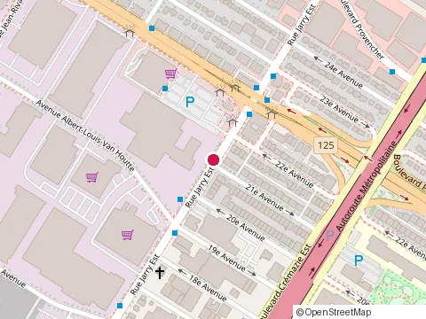 Location of Albitec Inc at 3733 Rue Jarry E, Montréal