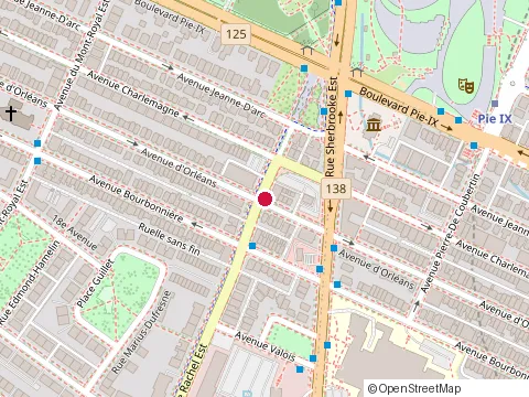Location of Alcoholics Anonymous at 3920  Rue Rachel E, Montréal