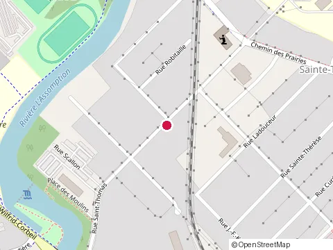 Location of Alcooliques Anonymes at 375 Rue Saint-Thomas, Joliette