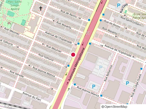Location of Aldo Pornaro Construction Inc at 8725 Rue Meunier, Montréal
