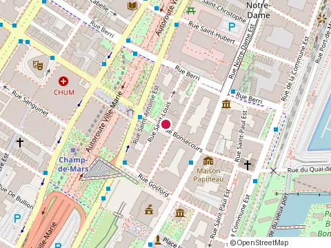 Location of Alepin Gauthier Agence Immobilière Inc. at 755 Bonsecours St, Montréal