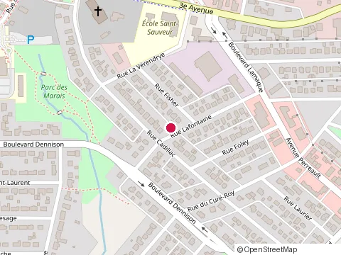 Location of Alex Duval Physiothérapeute at 820 3E Avenue, Val-d'Or
