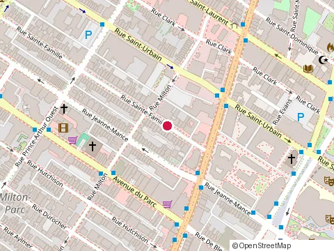 Location of Alexandre Restaurant Francais at 3463 Rue Sainte-Famille, Montréal