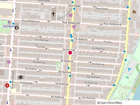 Location of Alexandre Terrasse Restaurant at 4707 Rue Wellington, Verdun