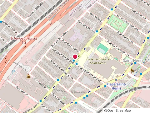 Location of Alfi Construction Inc at 4111 Rue Saint-Antoine O, Montréal