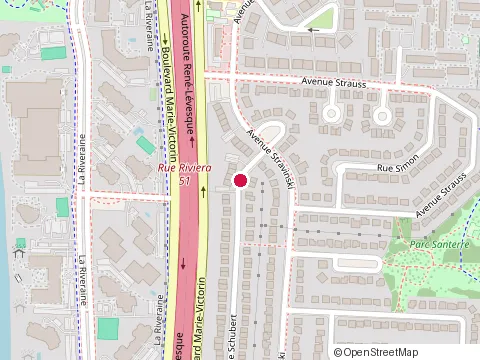 Location of Ali Insurance Broker at 925 Rue Schubert, Brossard