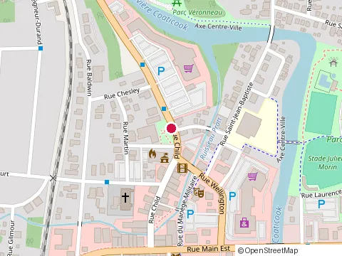 Location of Alimentation Coaticook 1986 Inc at 265 Child Rue, Coaticook