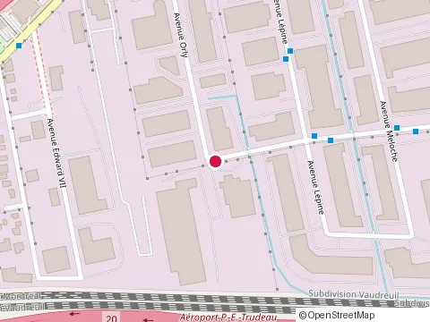 Location of Aliments Horizon at 255 Avenue Guthrie, Dorval