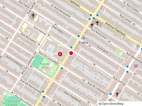 Location of Alla Spa at 1392 Rue Jean-Talon Est, Montréal