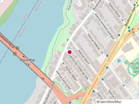 Location of Allard Plancher at 11600 avenue de l'Hôtel-de-Ville, Montréal-Nord