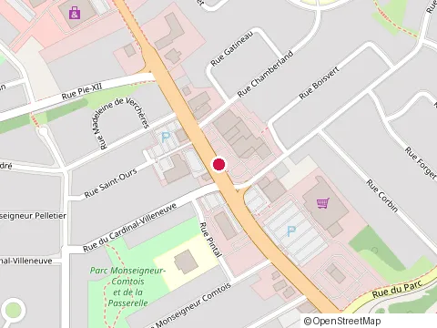 Location of Allergiemed at 700 Boulevard Thibeau, Trois-Rivières