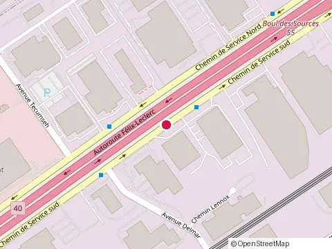 Location of Alliance Intrapak Inc. at 2200 route Transcanadienne, Pointe-Claire