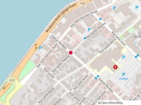 Emplacement de Alliance Plâtre et Peinture Inc au 97 Rue Ste Thérèse, Rimouski