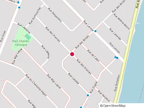 Location of Allie-Inc at 250 Rue des Prairies, Beloeil