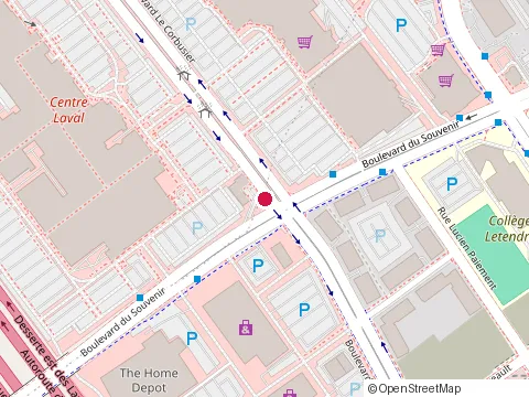 Location of Allstate Assurance: Agence de Laval-Est at 1040 boulevard le Corbusier, Laval