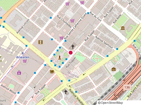 Location of Allus Cpa Inc./ 众悦财务 at 2180 Saint-Catherine St W, Montréal