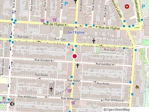 Location of Alpacino Pizza at 4230A  Rue Wellington, Verdun