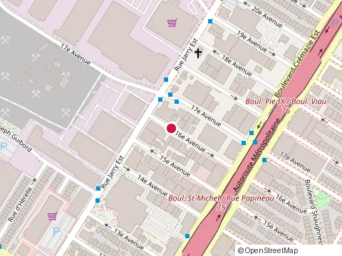 Location of Alpha Auto Plus at 7978 16E Avenue, Montréal