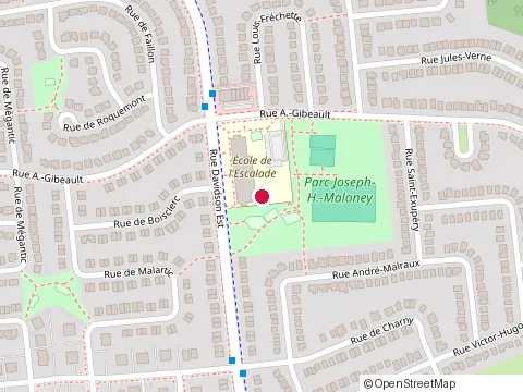 Location of Altitude Optométrie Gatineau at 705 Rue Davidson O Local 1, Gatineau
