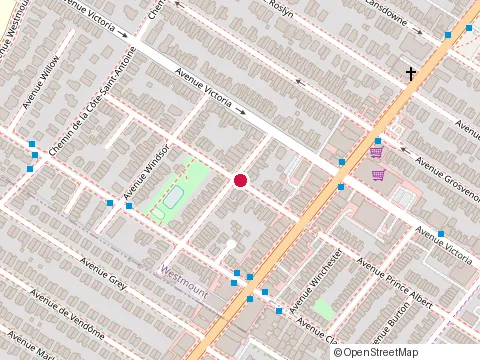 Location of Altys Construction at 439 avenue Prince Albert, Westmount
