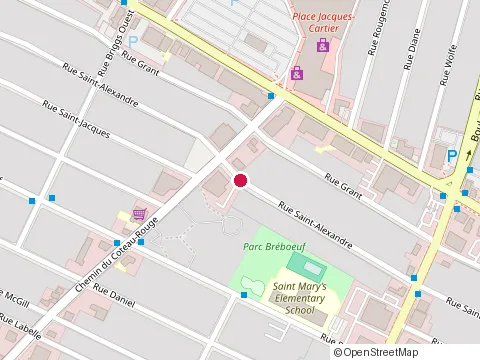 Location of Aluminium A Beliveau Inc at 1879 Rue Saint-Alexandre, Longueuil