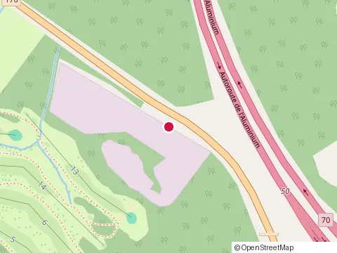 Location of Aluminium Jr Enr at 1258 Royaume Blvd W, Chicoutimi