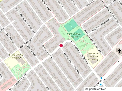 Location of Aluminium Maurice Forest Inc at 8350 avenue André Ampère, Montréal
