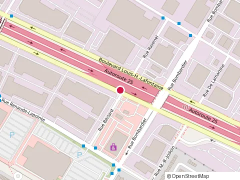 Location of Aluvertech Inc at 10380 boulevard Louis-H.-Lafontaine, Anjou