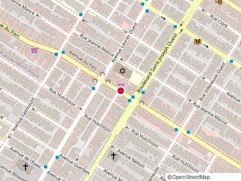 Location of Amalgame Cuisine at 5014 avenue du Parc, Montréal