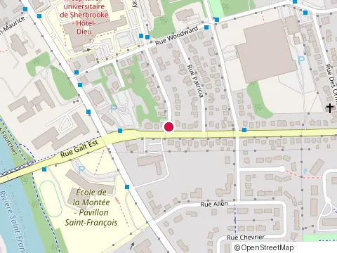 Location of Amalgame Travaux de Finition Inc. at 632 Rue Murray, Sherbrooke