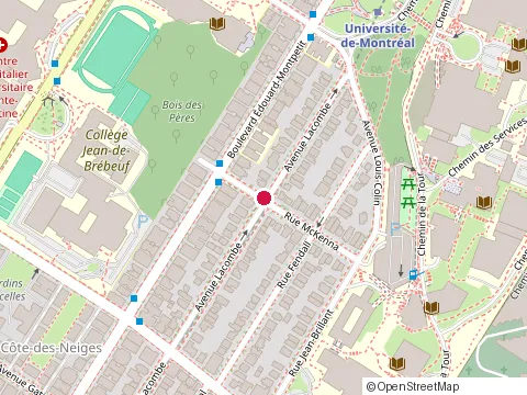Location of Amaly Vdesserts at 2986 avenue Lacombe, Montréal