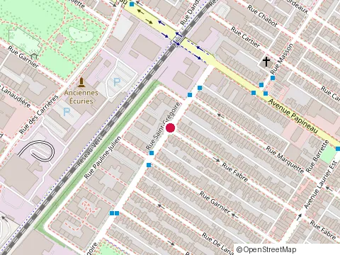 Location of Amaranthe Jardins-Paysagiste at 5391 Rue Fabre, Montréal
