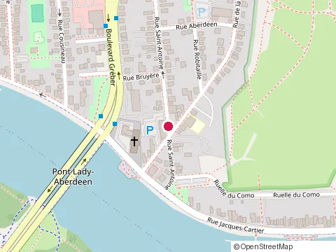 Location of Amazing Property Rentals at 40 Rue Saint-Antoine, Gatineau